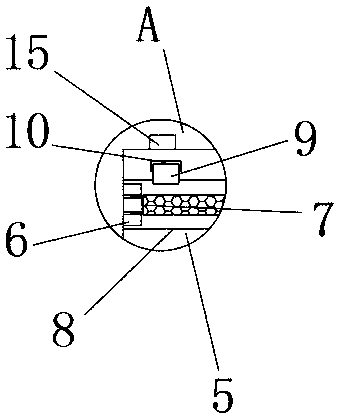 Automatic water supply device for plant planting