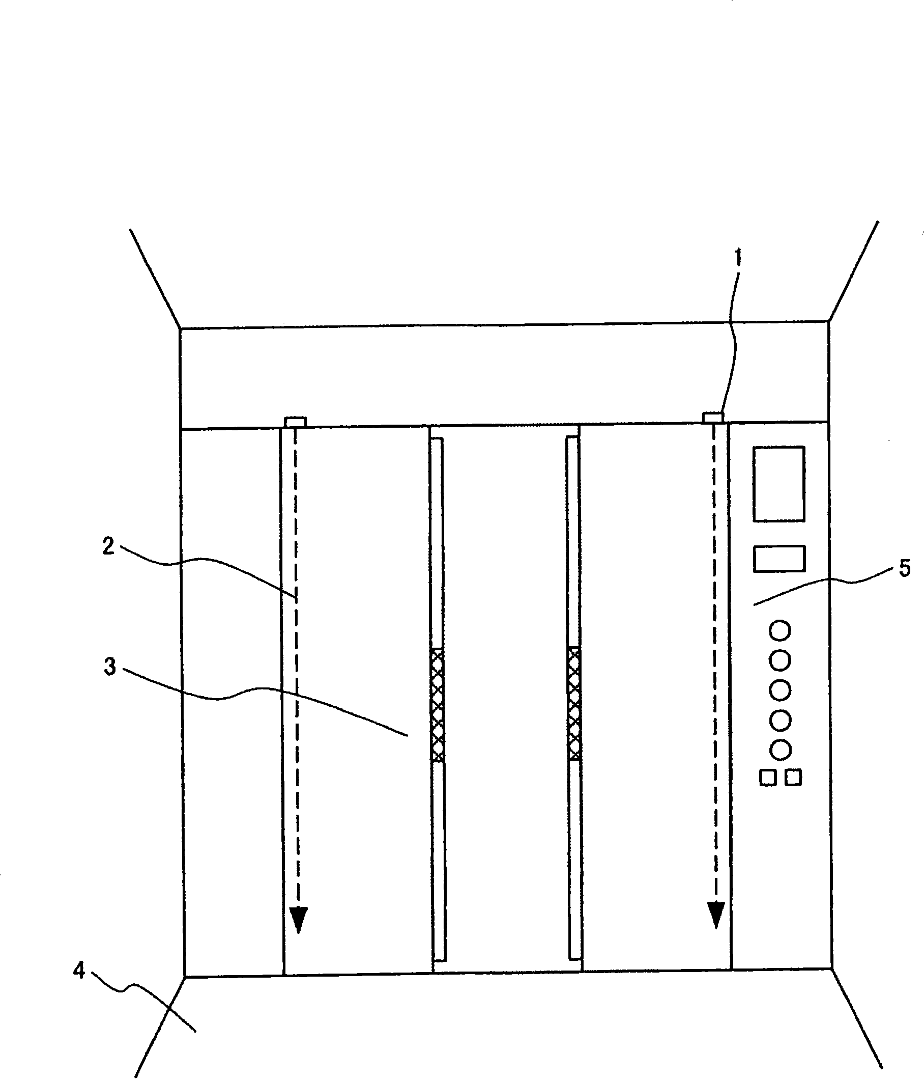 Safety control method and apparatus for elevator door