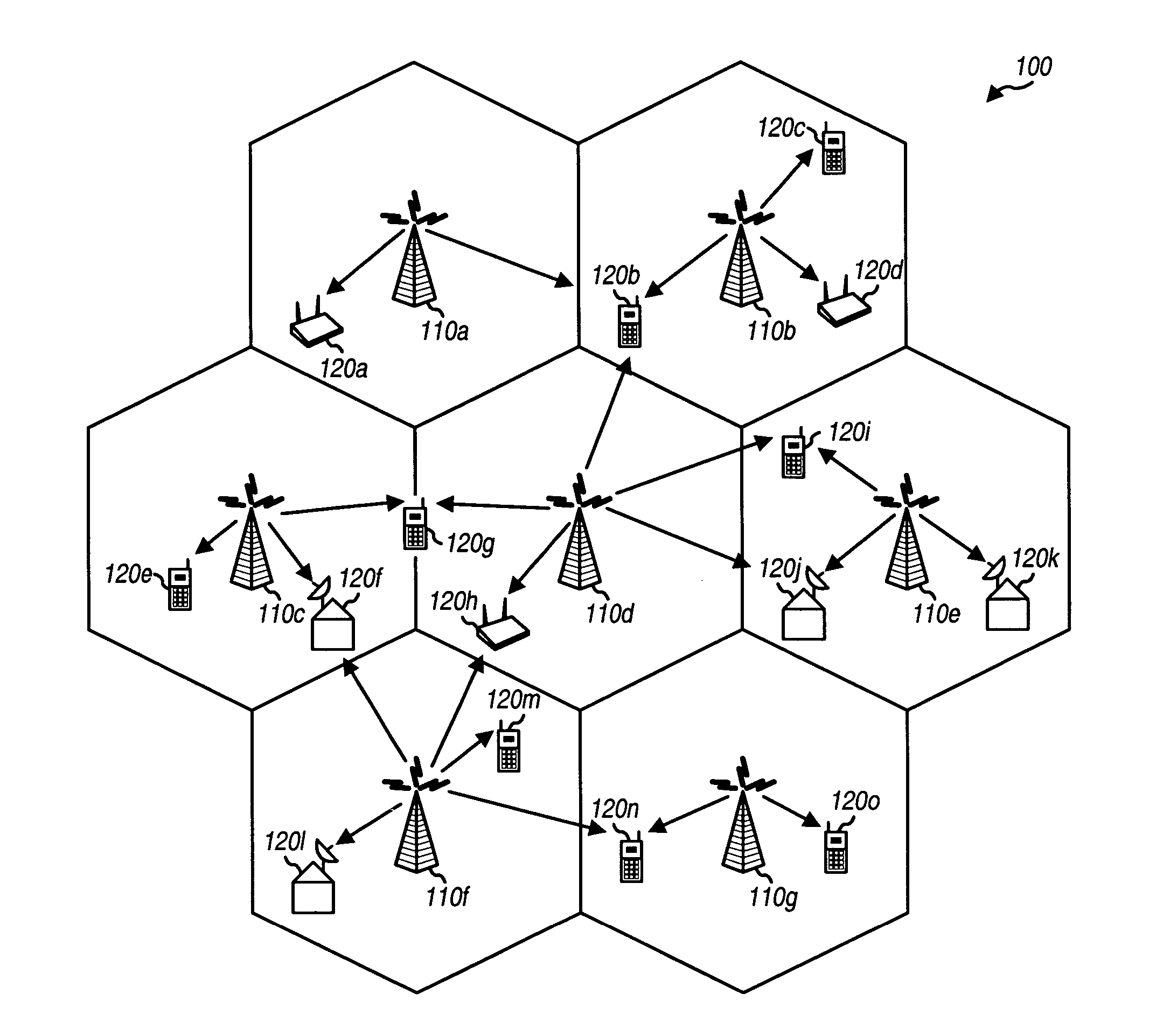 Multiplexing and transmission of multiple data streams in a wireless multi-carrier communication system