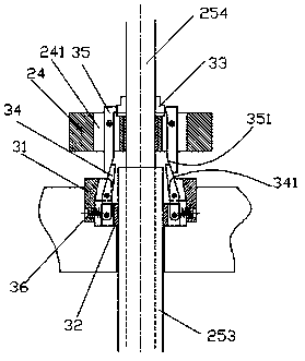 Improved lifting type intelligent traffic flow guide device