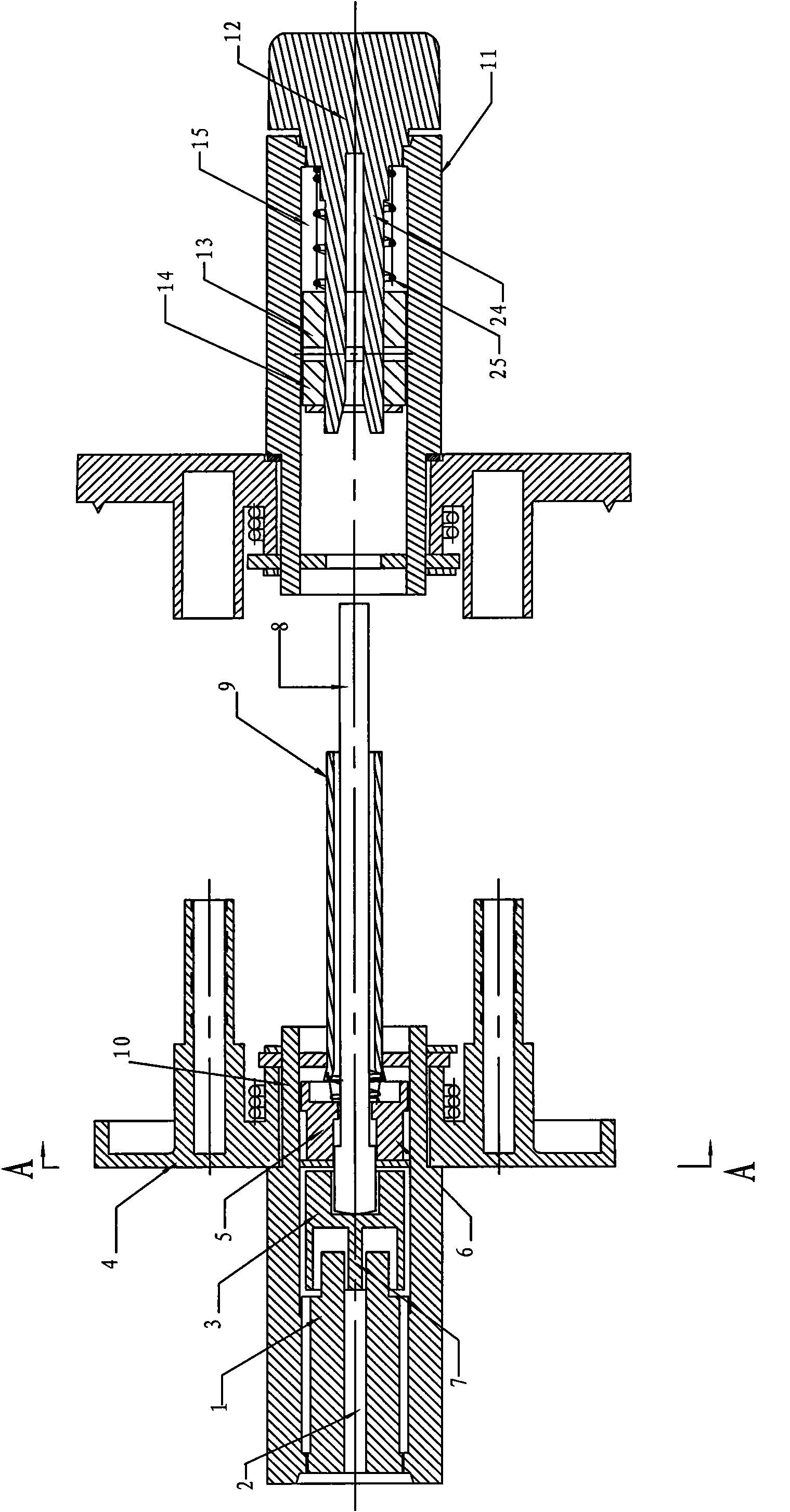 Anti-high torque handling three-pole lock