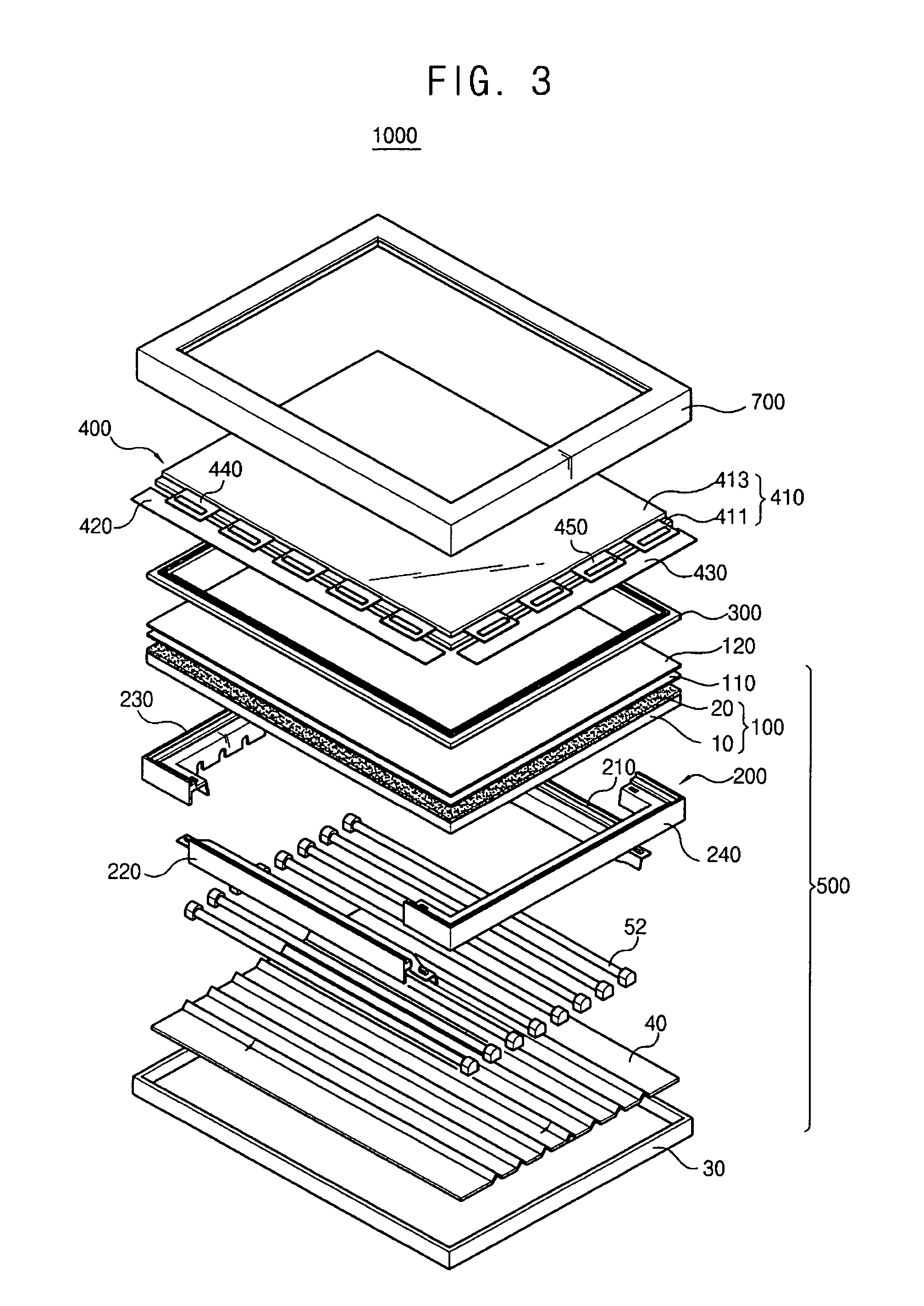 Light diffusion member, back light assembly including the same and display device including the same
