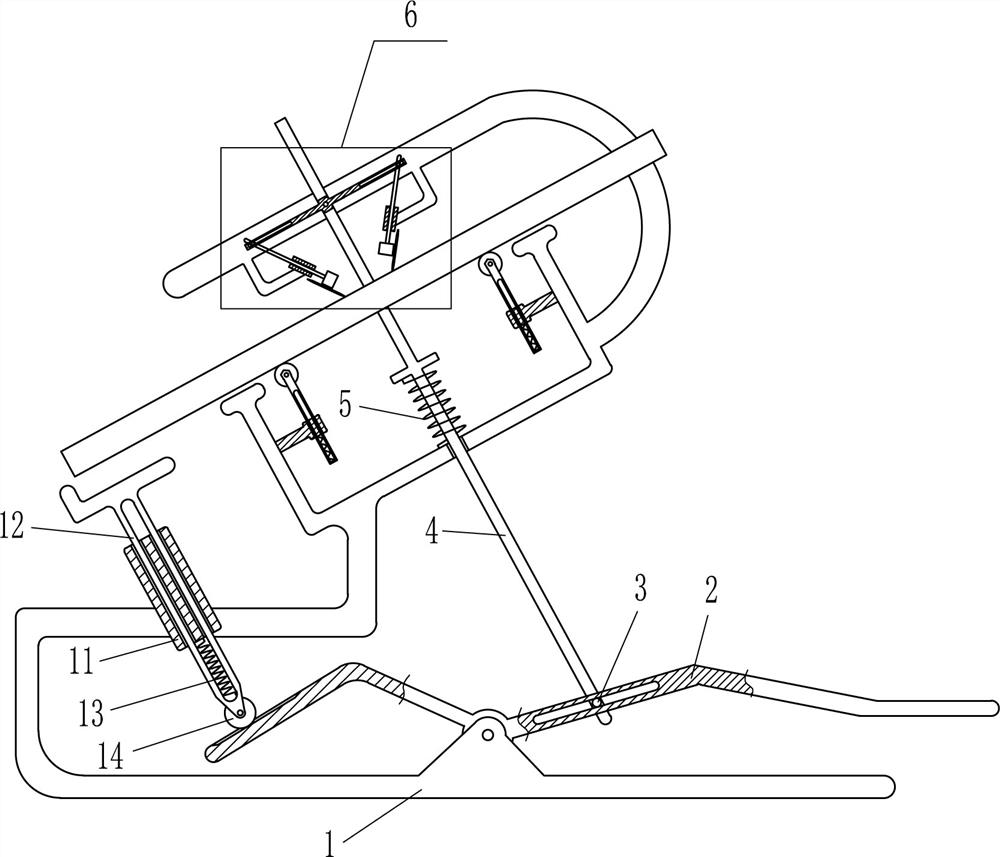 An aluminum formwork milling groove fixing device