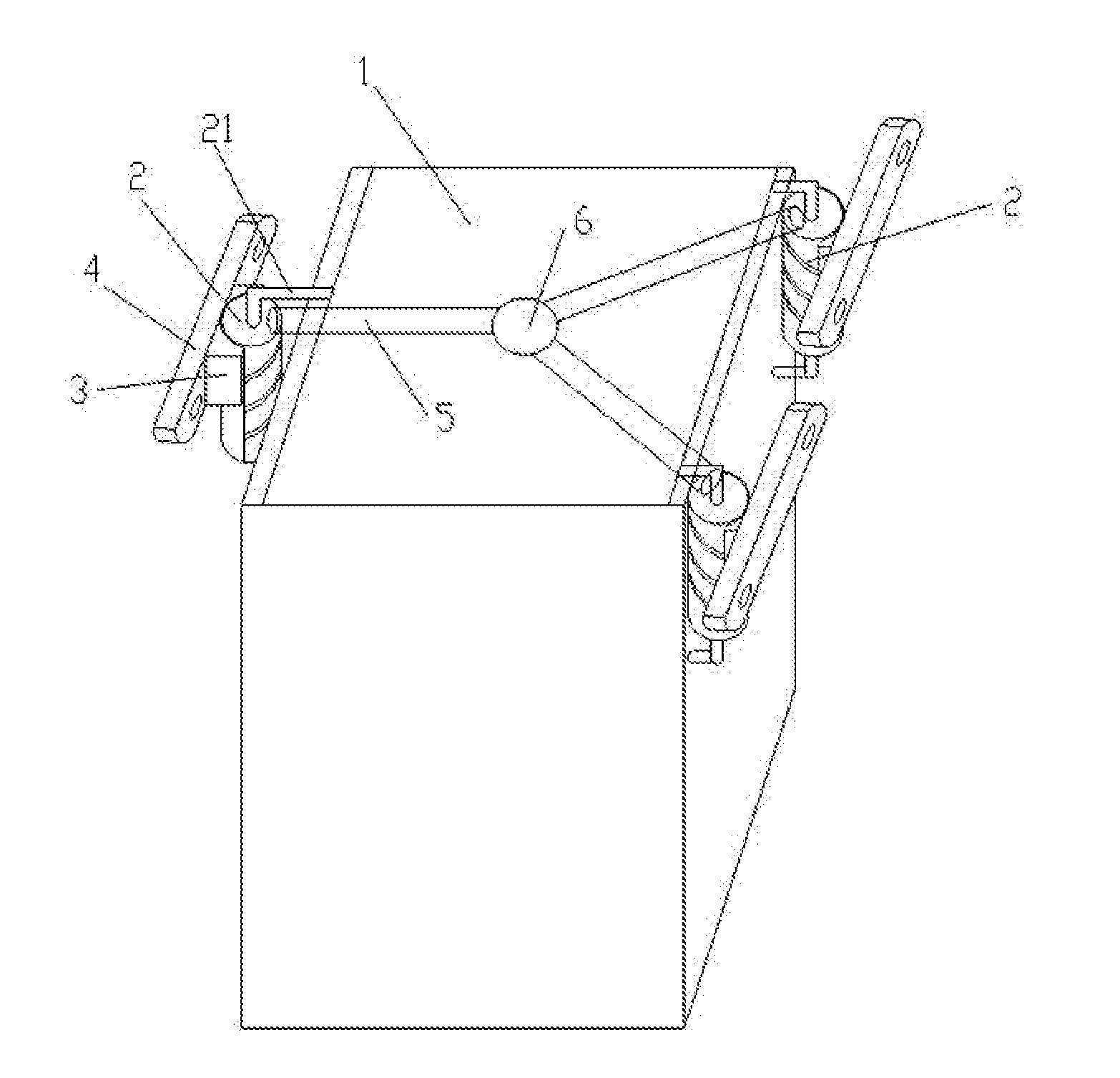 Embedded safety elevator