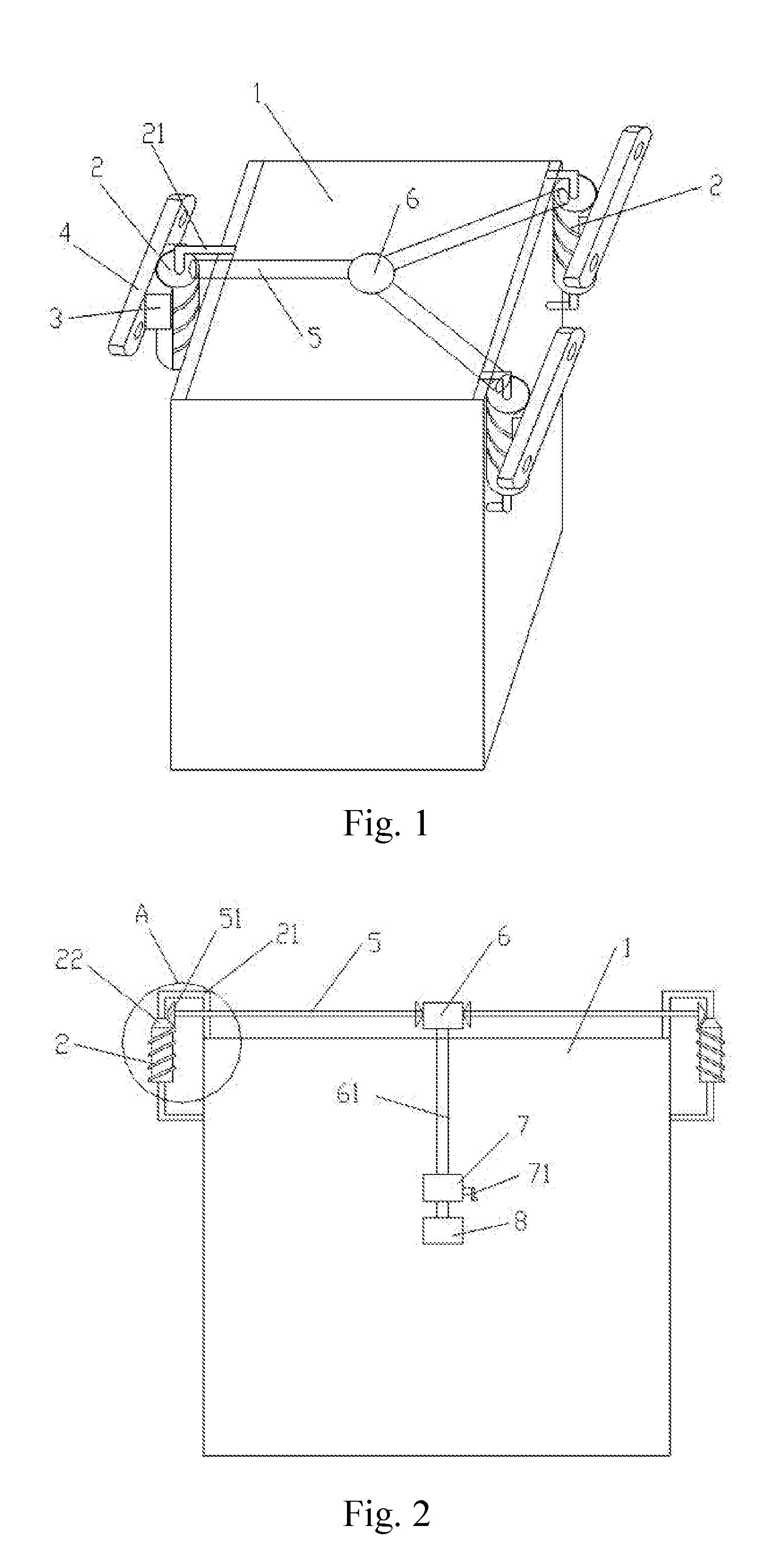 Embedded safety elevator