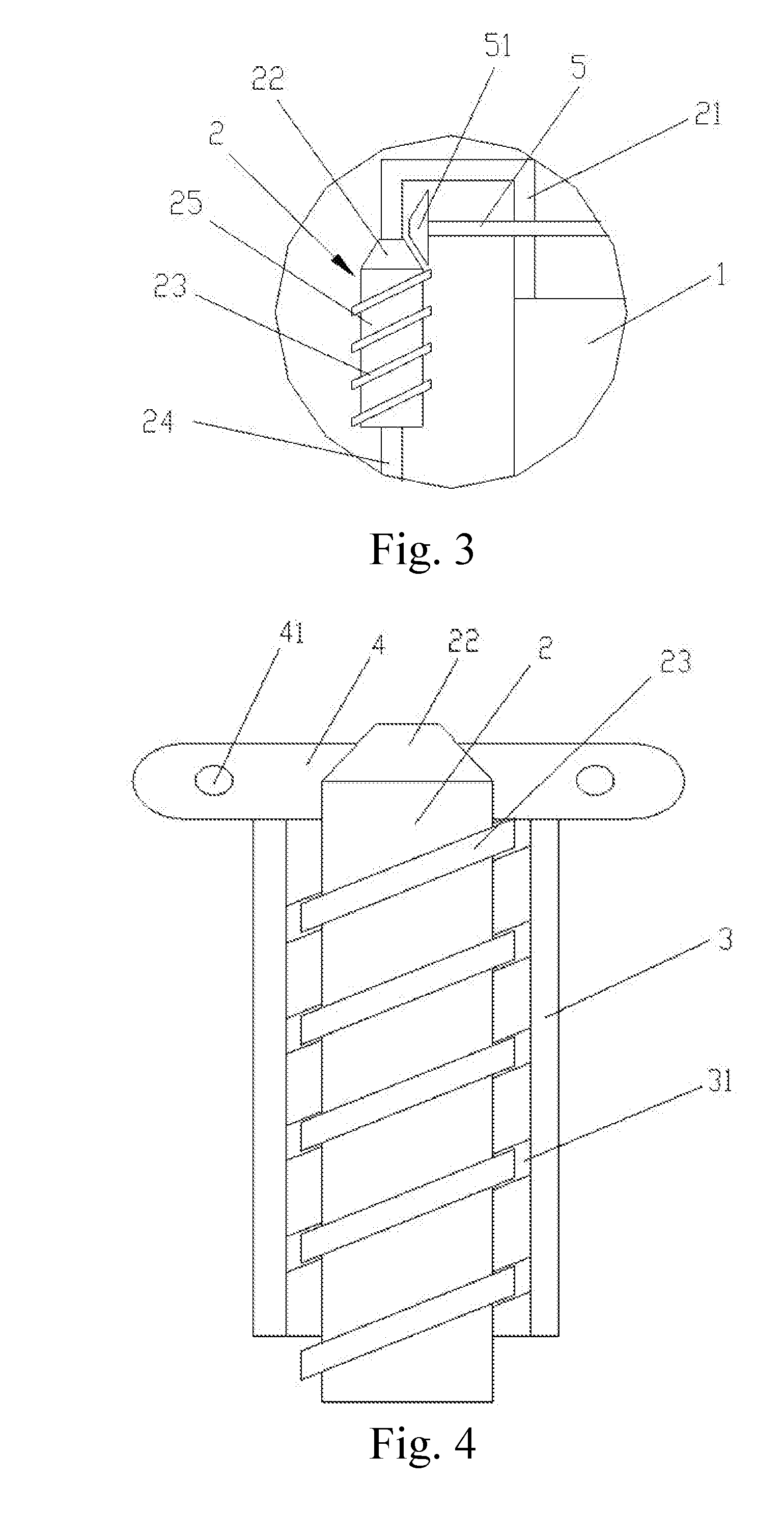 Embedded safety elevator