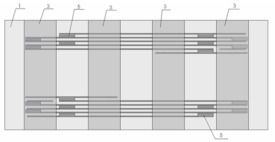 Sheet type common-mode choke row