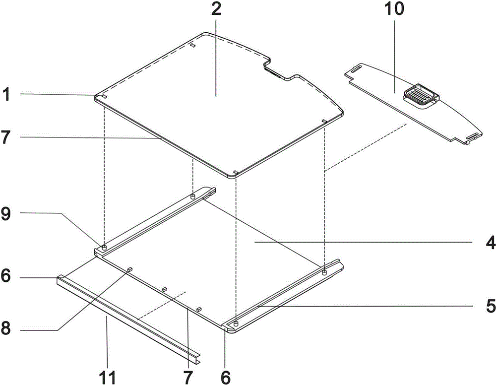 Anti-seepage gel-electrophoresis precast gel shell