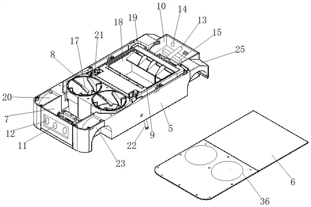 Cleaning device for air conditioner pipeline of railway vehicle