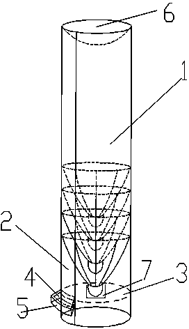 Device for storage and taking of shuttlecocks