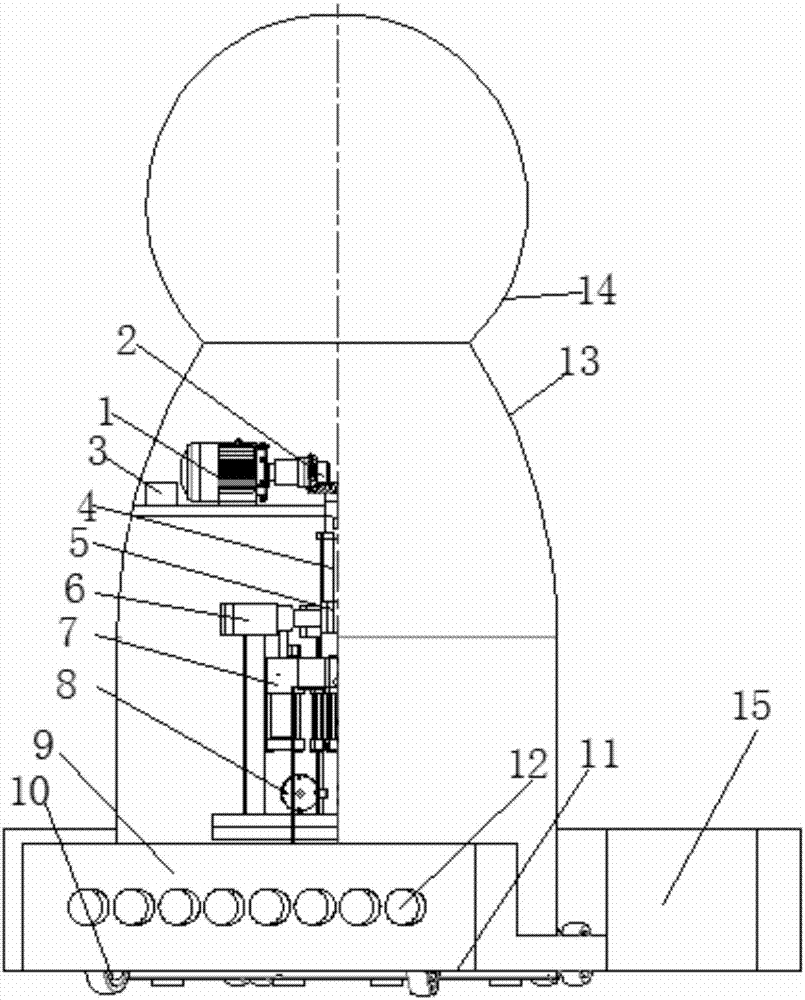 Mop-replacement-pneumatic-control cleaning robot