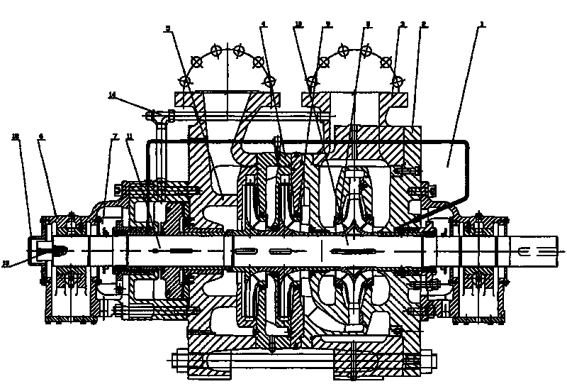 High-lift multi-stage centrifugal pump