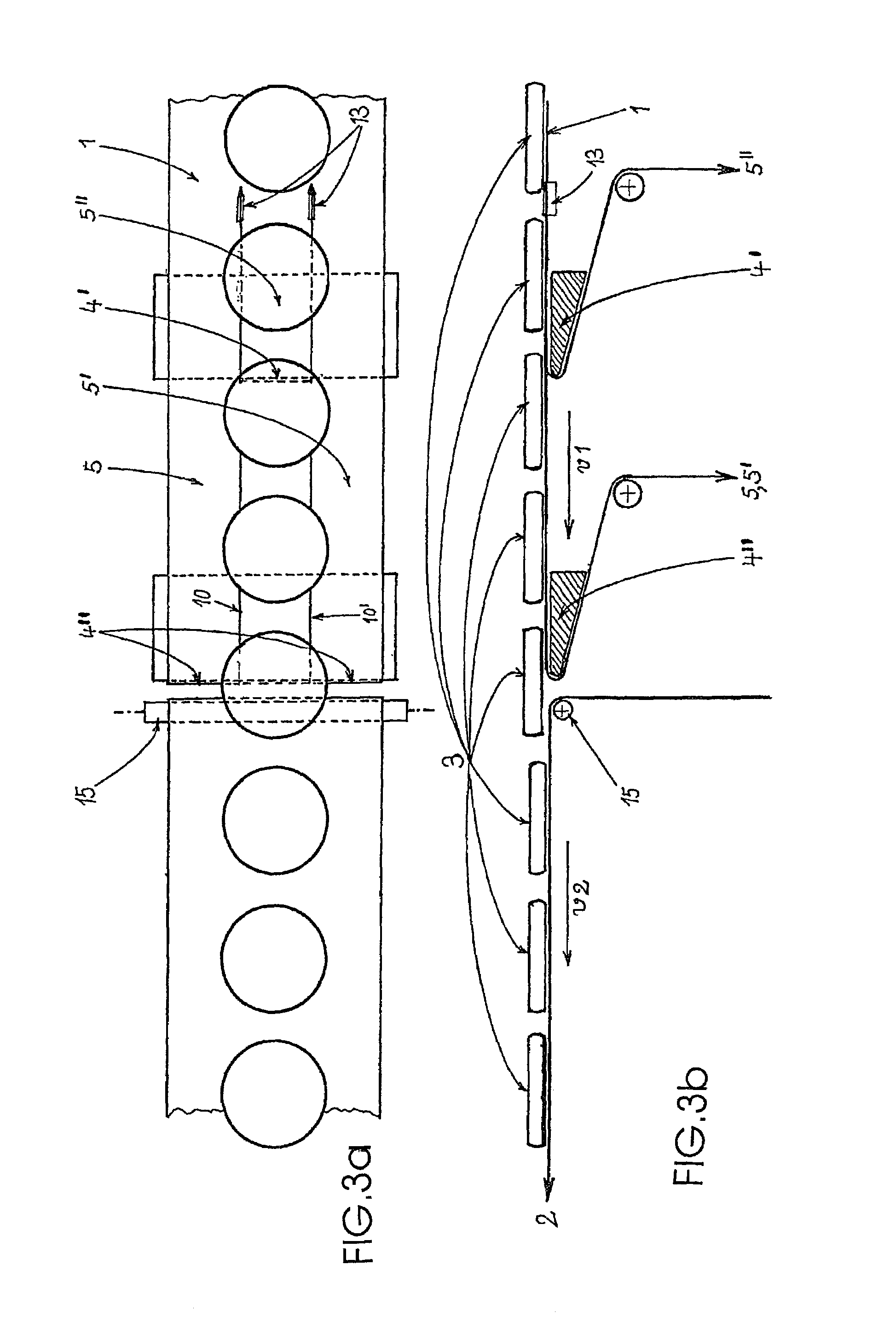 Method and device for dispensing adhesive laminate segments