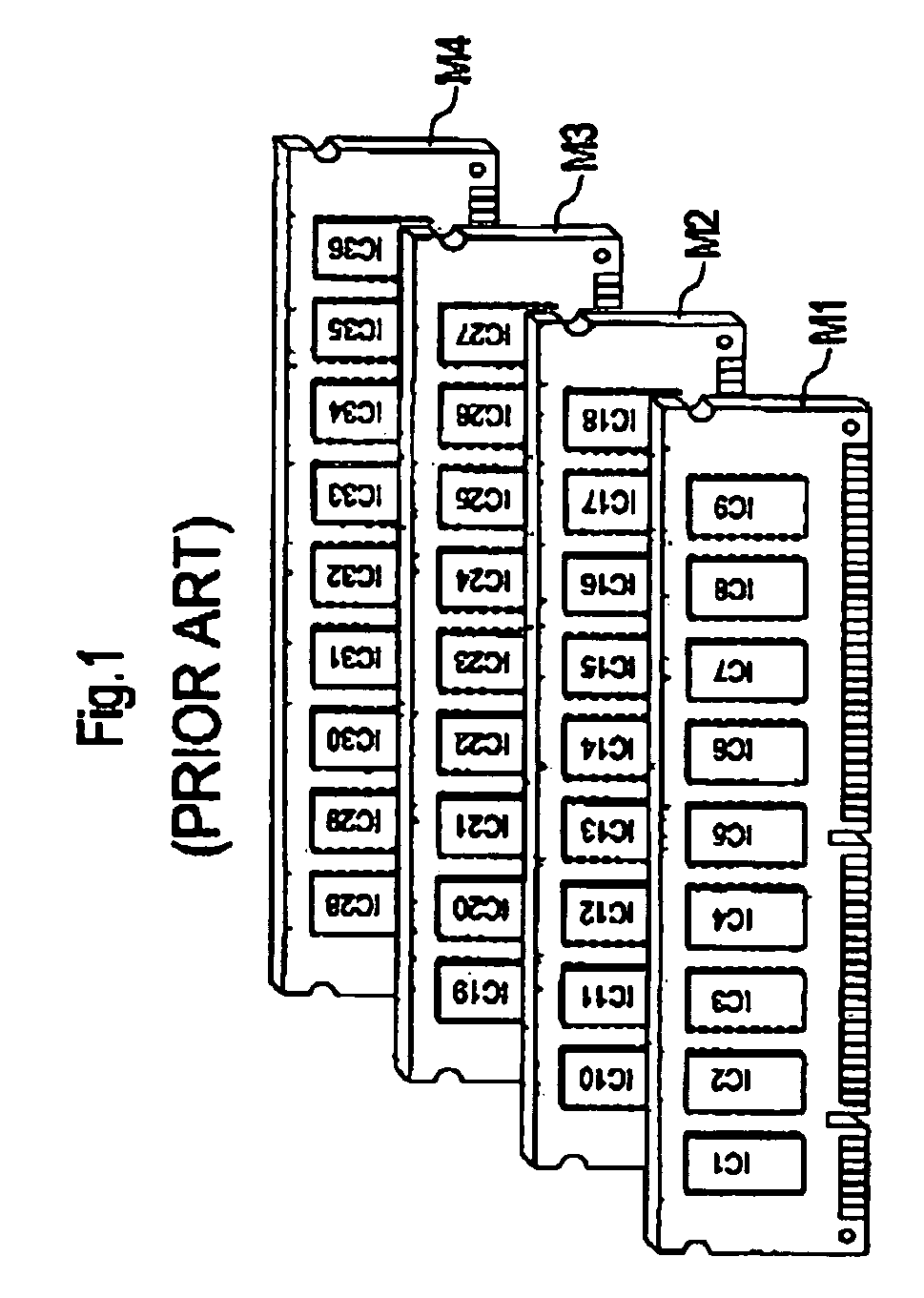 Method for controlling semiconductor chips and control apparatus
