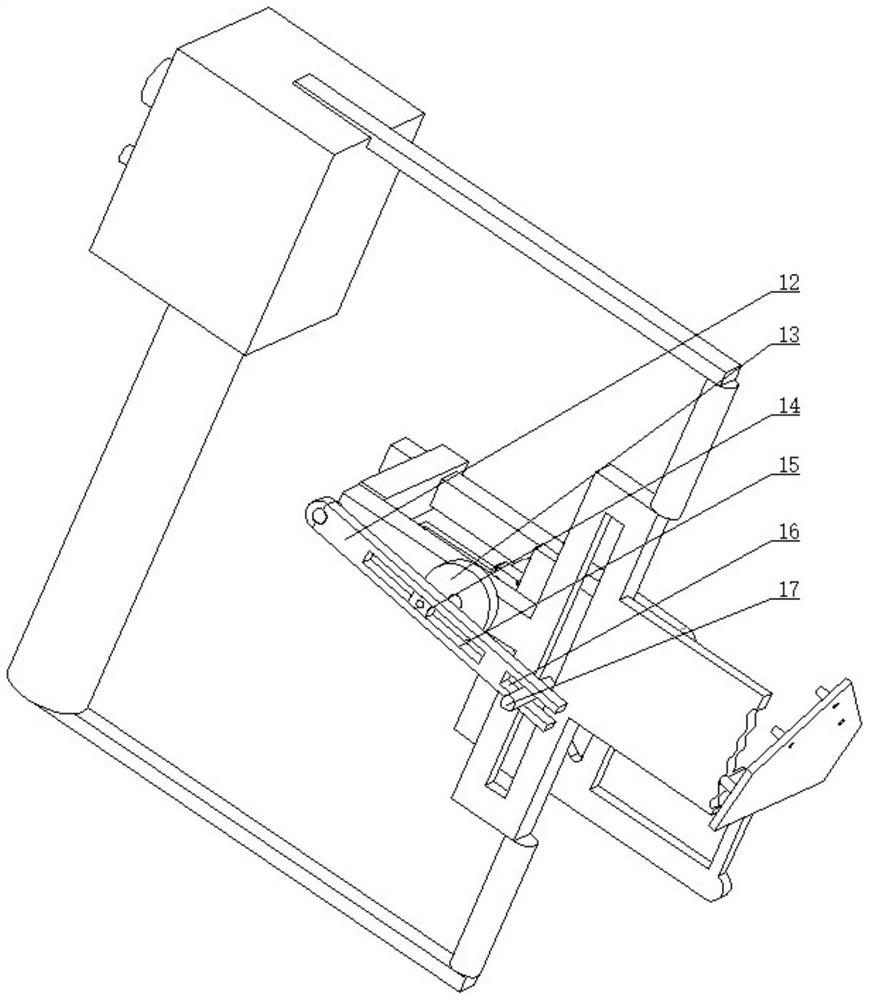 Building internal wall stereoscopic decoration processing device