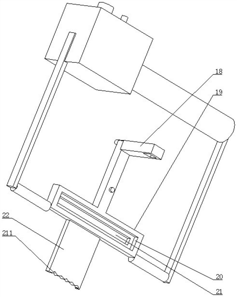 Building internal wall stereoscopic decoration processing device