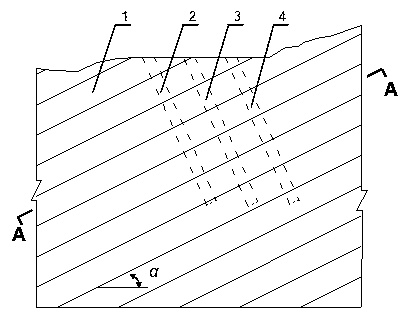 Measuring method of anisotropy coefficient of transverse isotropic rock in-situ dynamic elasticity modulus