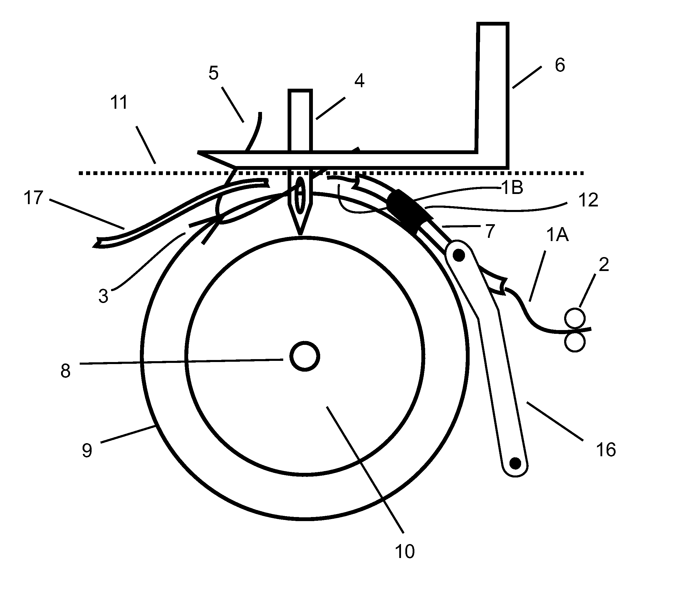 Spool-less, continuous bobbin assembly and method of use