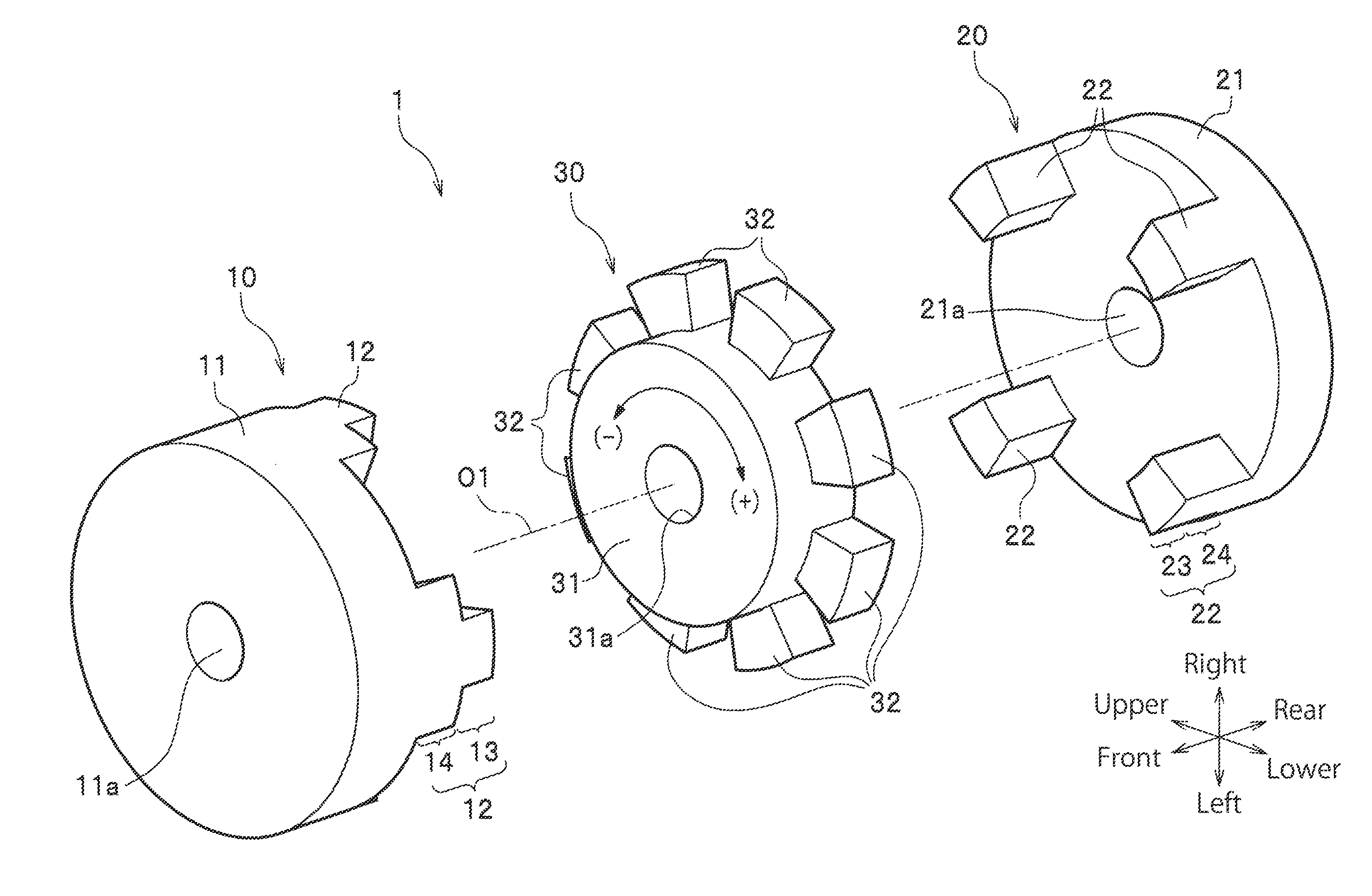 Joint structure and power steering device