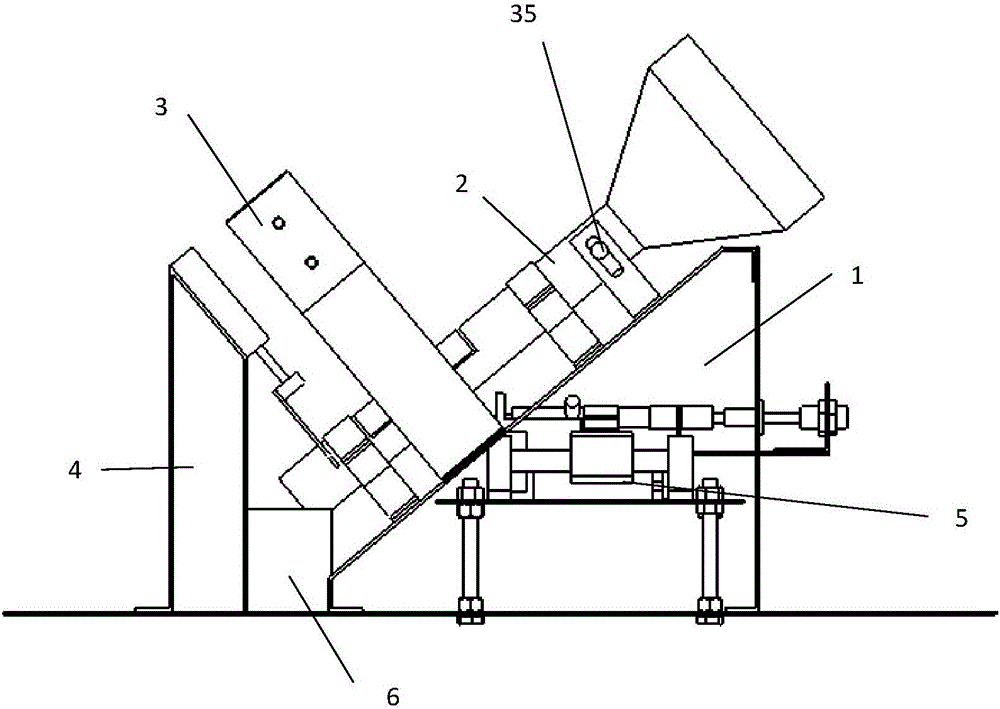 Continuous and automatic injection device used for loach hormone injection