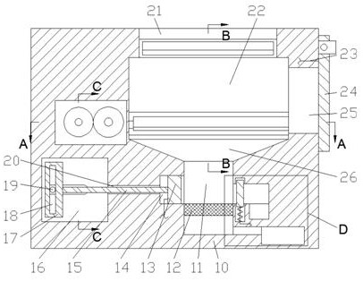 Lathe auxiliary device with functions of workpiece falling prevention and waste treatment