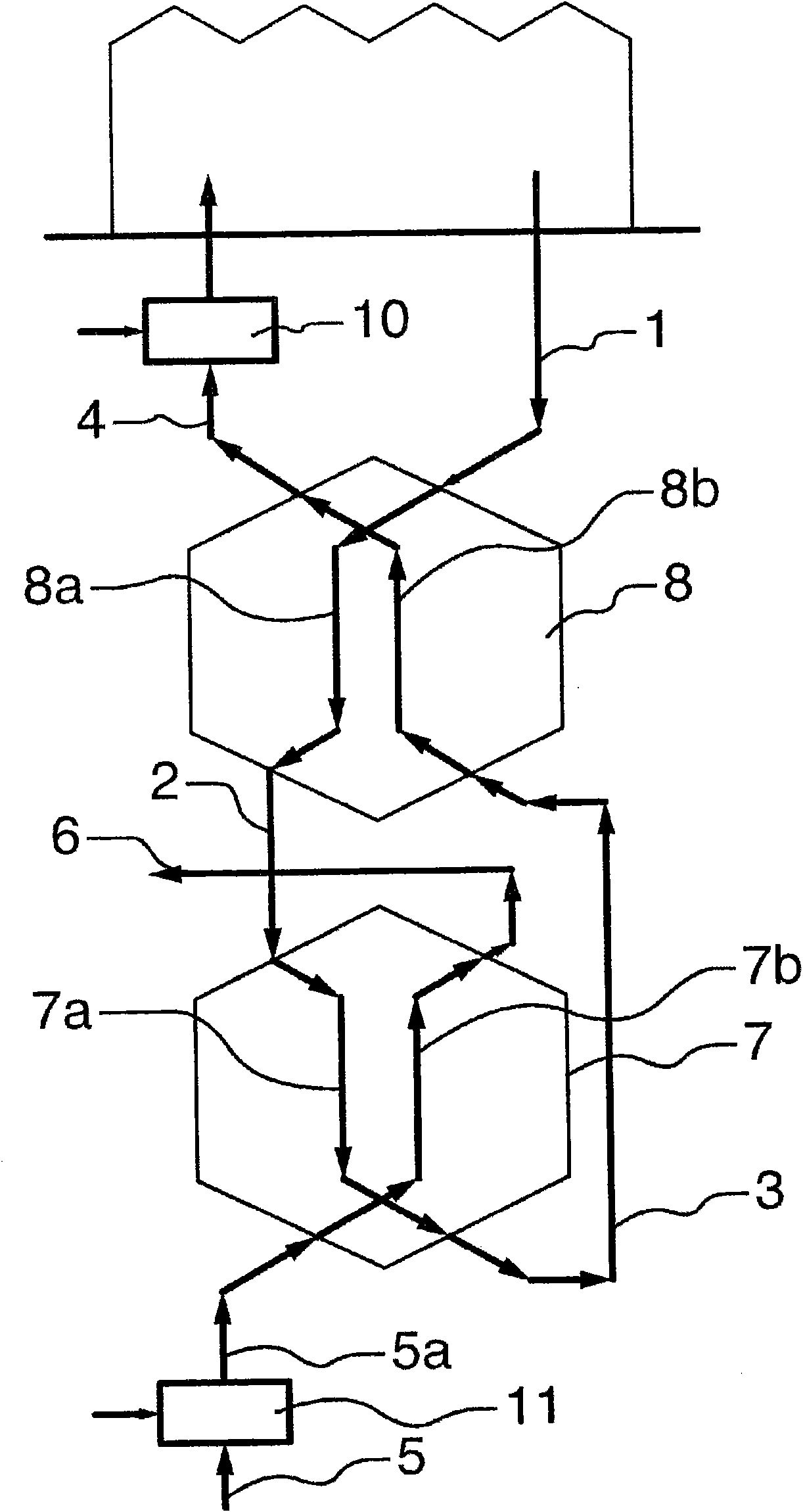 Device for climate control of greenhouses