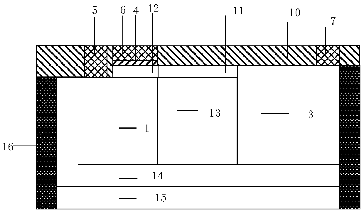 A Tunneling Field Effect Transistor with Increased Current Switching Ratio