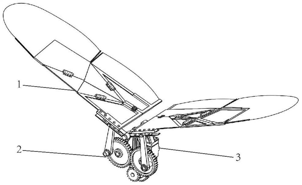 A miniature flapping-wing aircraft with single-degree-of-freedom foldable wings