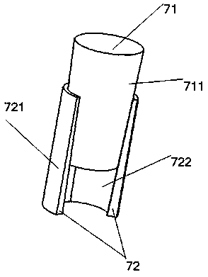 Forming device for Teflon container lining layer