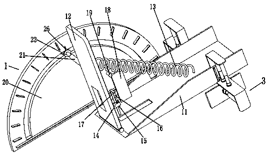 Non-destructive precision measuring instrument for angle of mechanical parts and angle precision measuring method