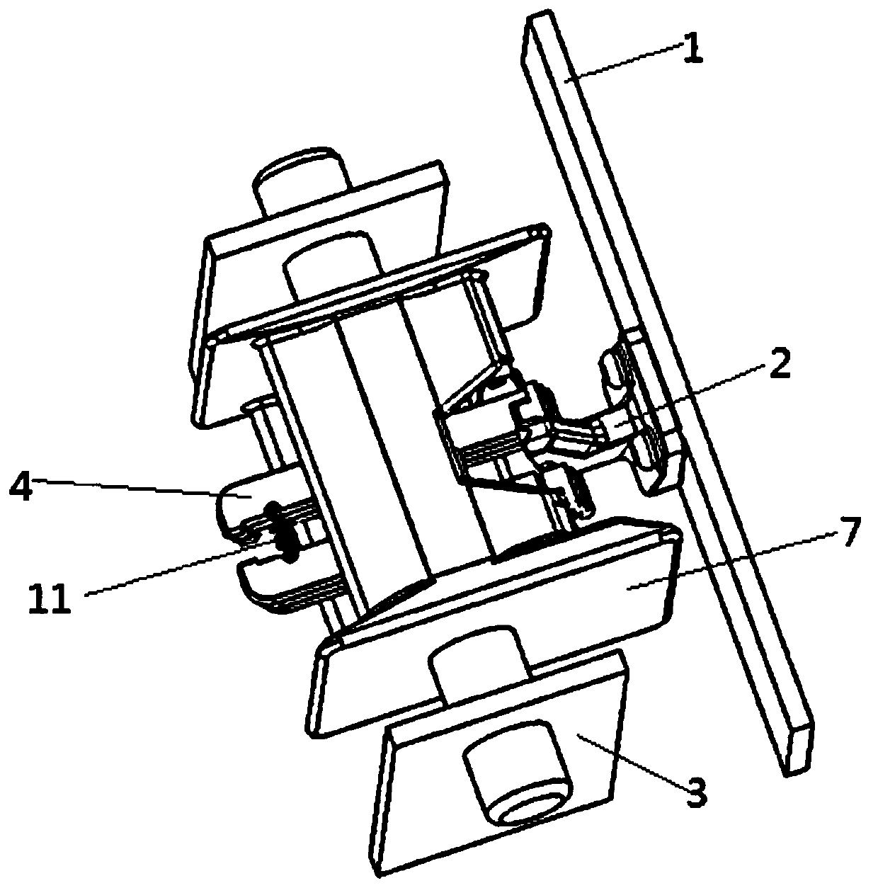 A high voltage isolating switch