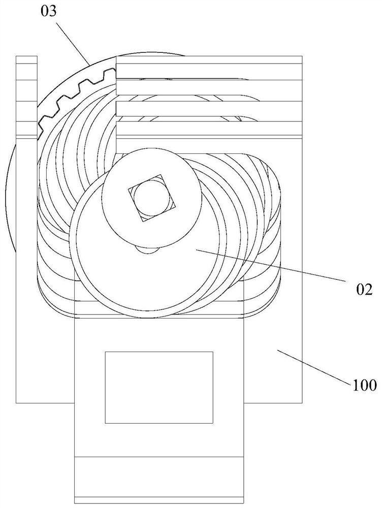 Driving mechanism and pump using same