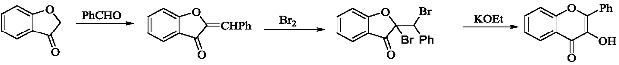 Water-phase one-pot synthesis method of 3-flavonol and 3-flavonol derivative