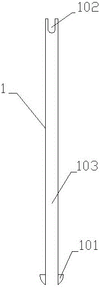 A tool for maintaining the needle entry point and adjusting the direction of the sacroiliac screw guide needle