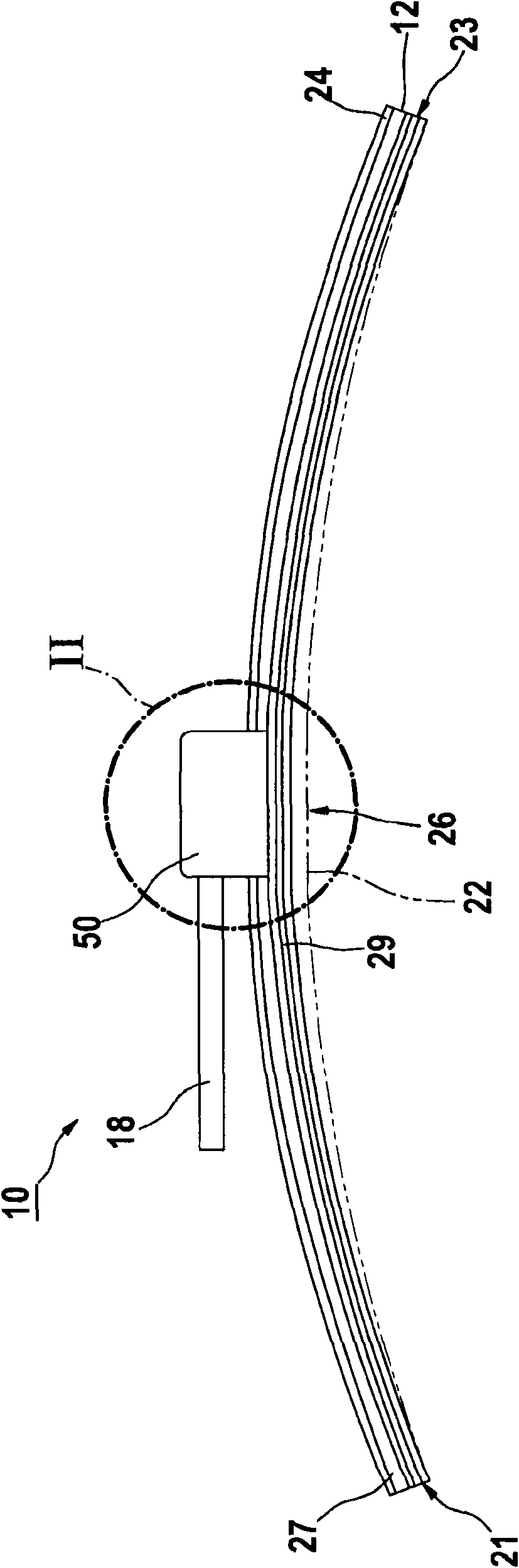 Wiper blade provided with transferring unit used for fixing on wiper arm