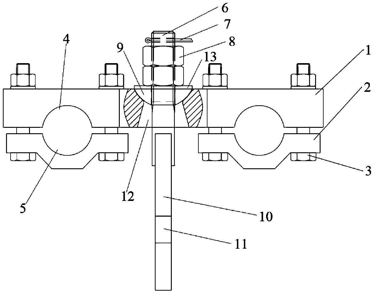 Lifting lug cable clamp