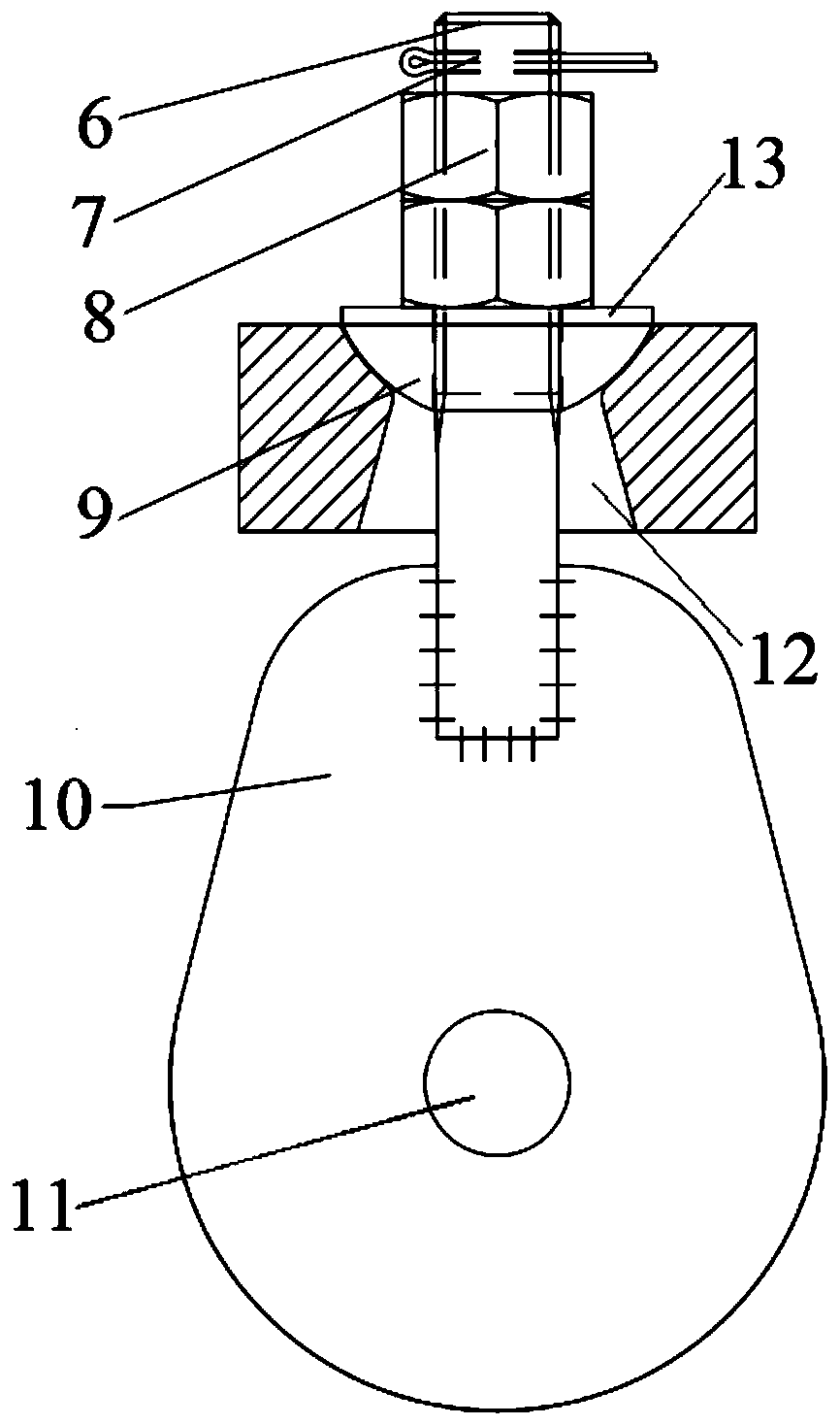 Lifting lug cable clamp