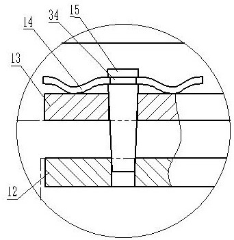 An automatic detection device for a brake disc
