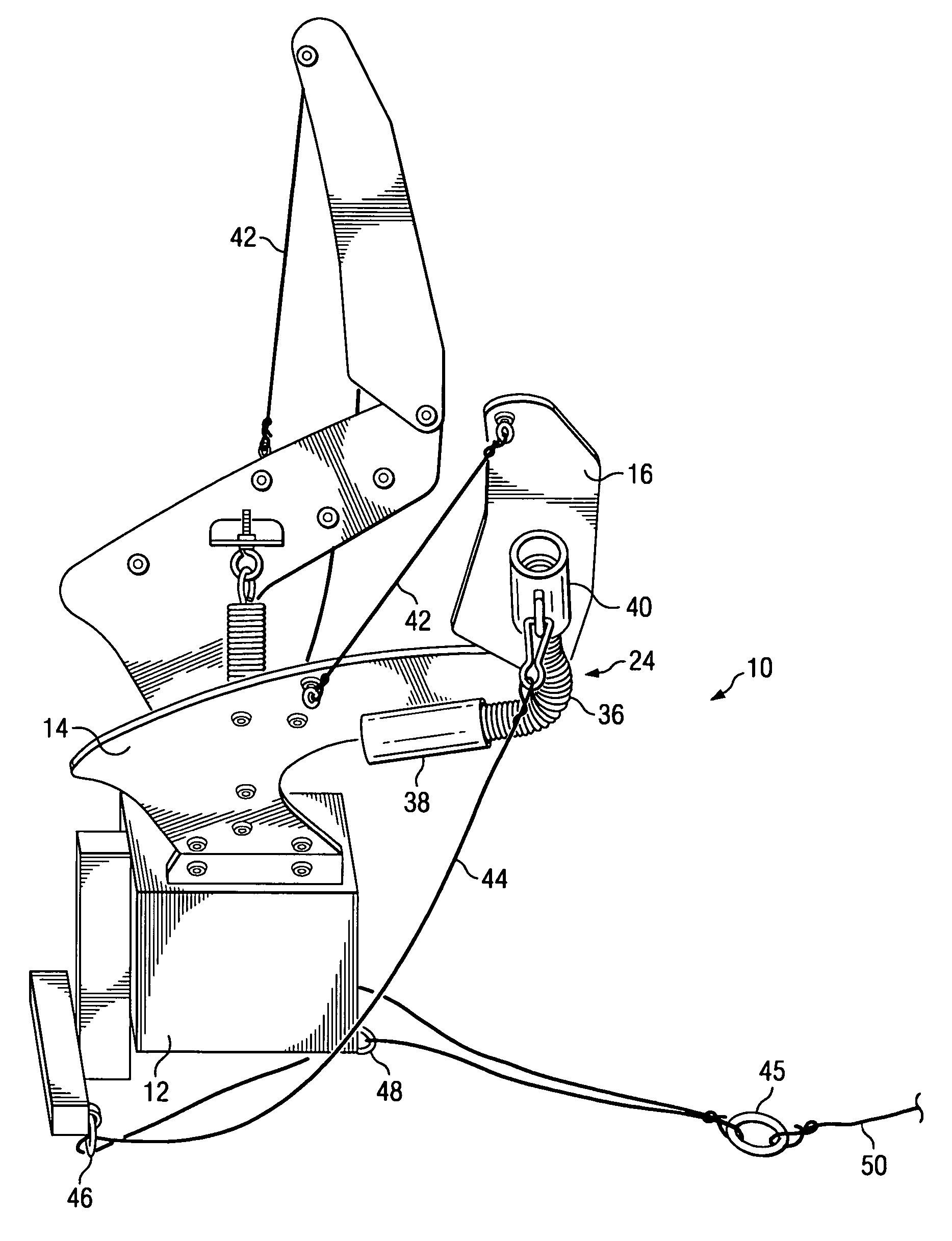 Wing structure for a waterfowl decoy