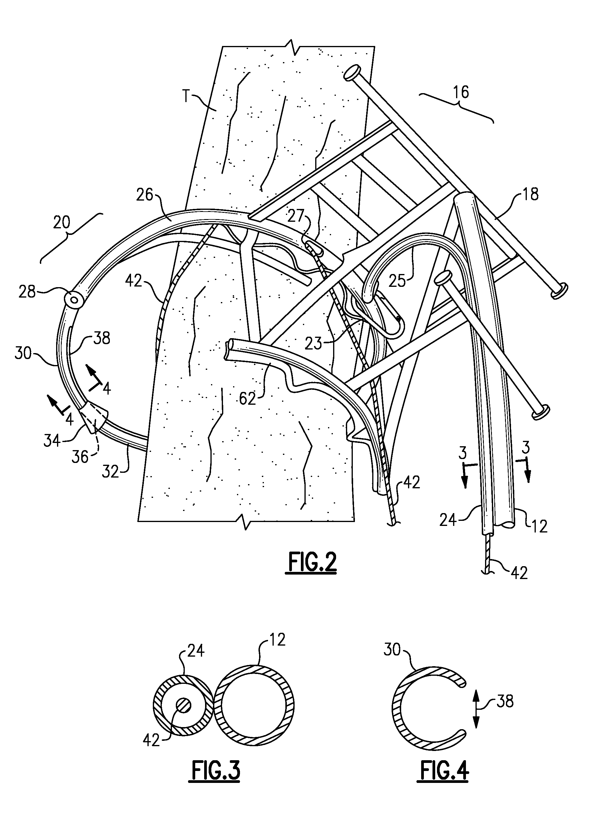 Suspended Anchored Climbing Device with Safety Features