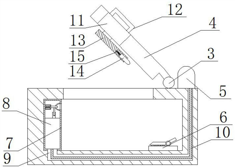 Intelligent monitoring device for financial bill storage