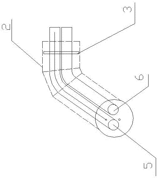 The fixing method of the alarm line of the intelligent prefabricated direct-buried thermal insulation pipe steel pipe double-pipe spanning the tee