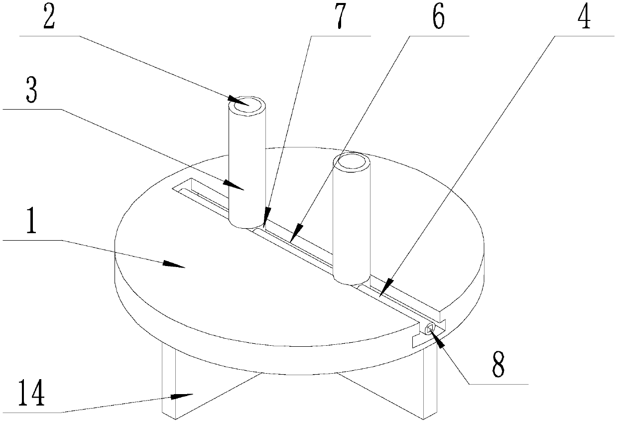 Wire rod storage device applied to construction engineering