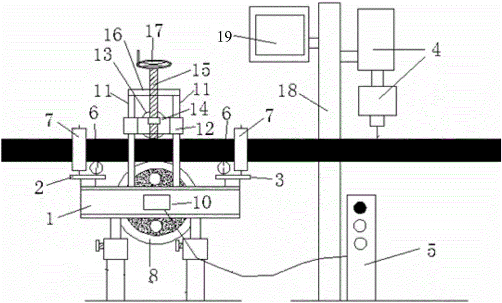 Printing device for surface of cable sheath