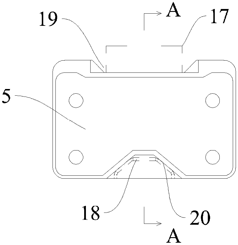 Mounting structure for power battery system