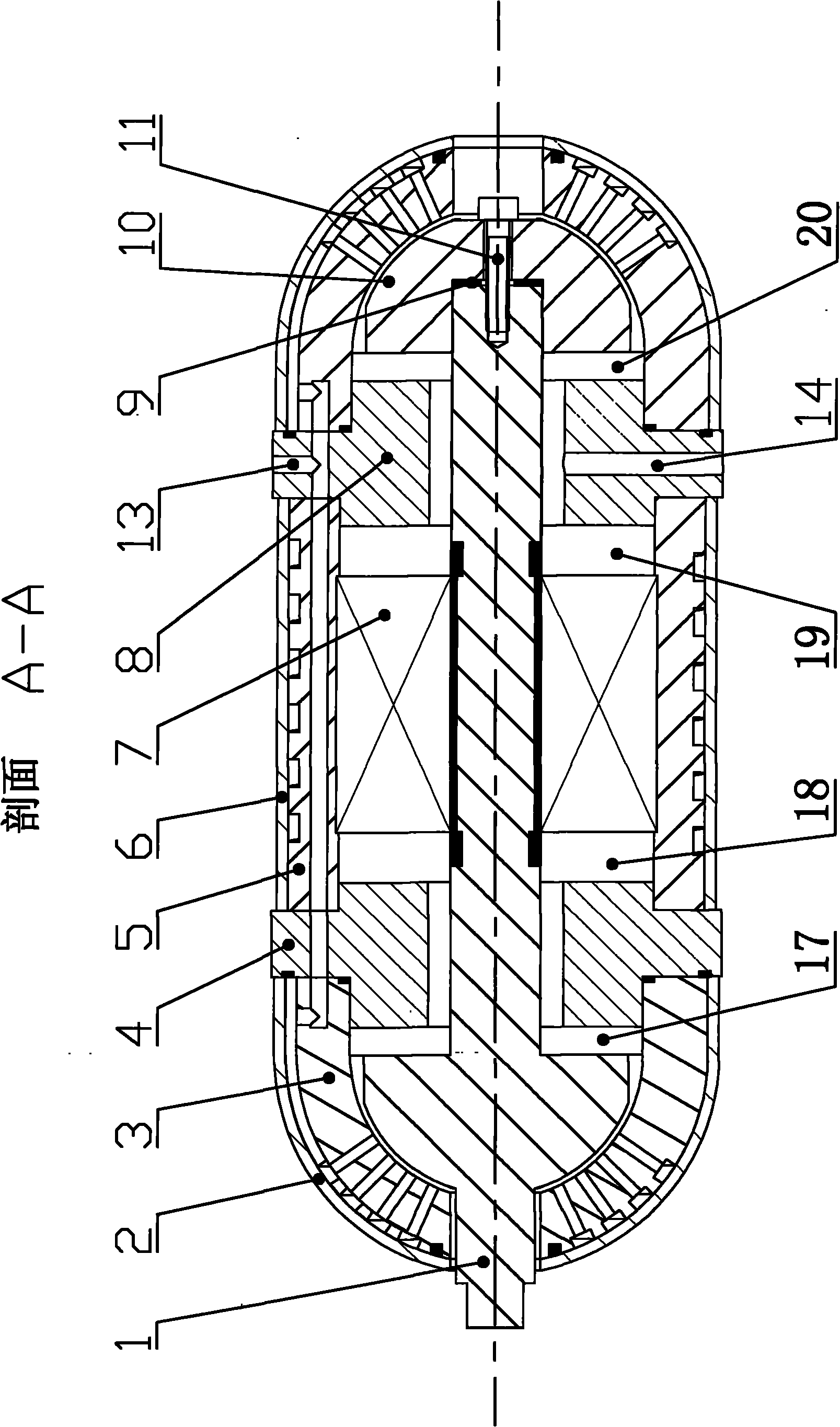 Electric main shaft supported by adopting aerostatic bearing