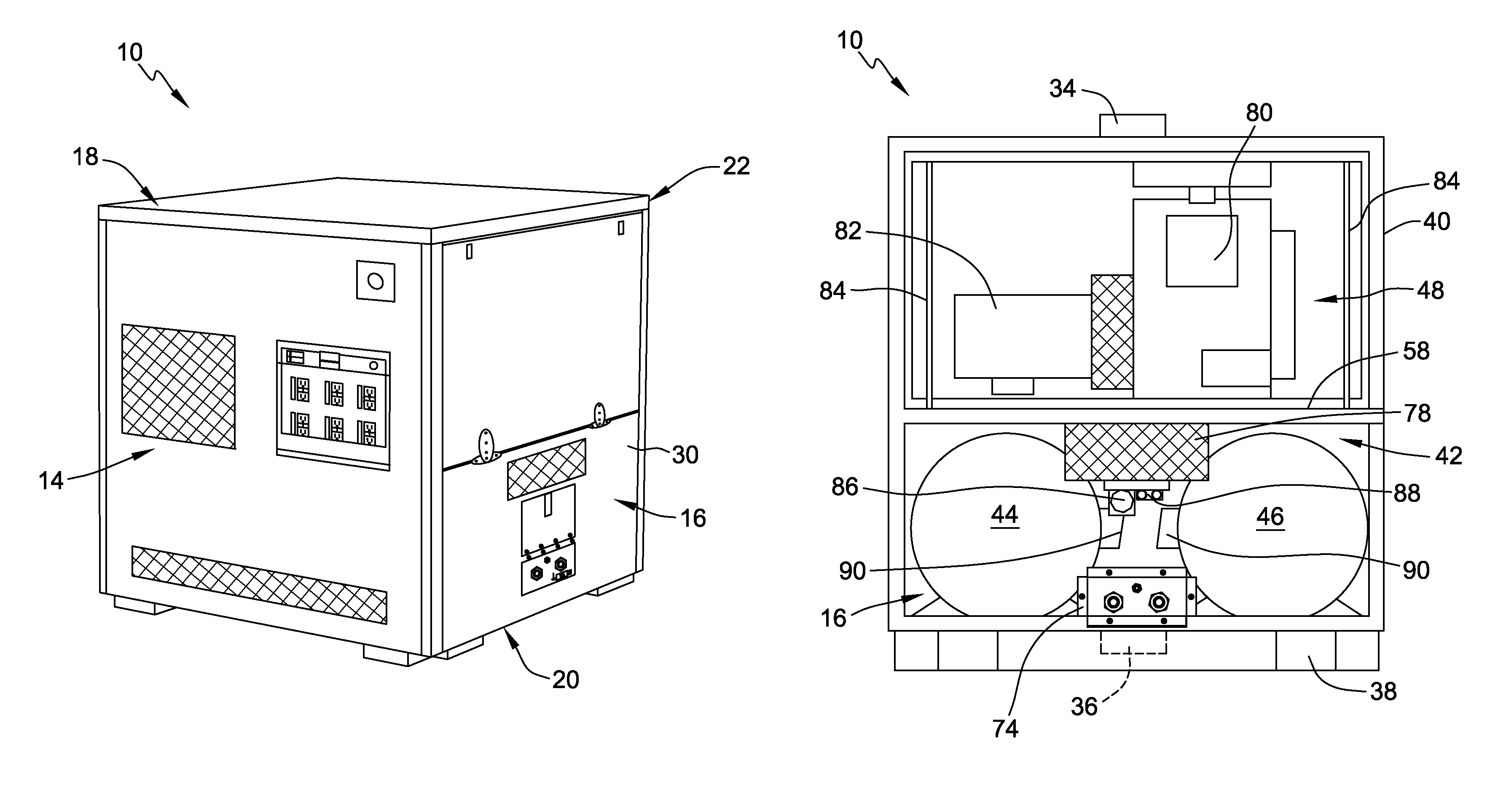 Energy supply module and method of assembling the same