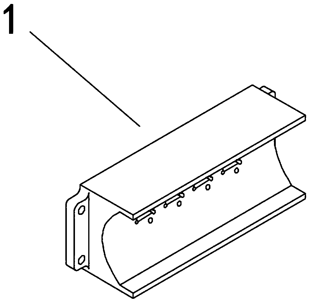Infrared main lamp light reflection module device and establishment method