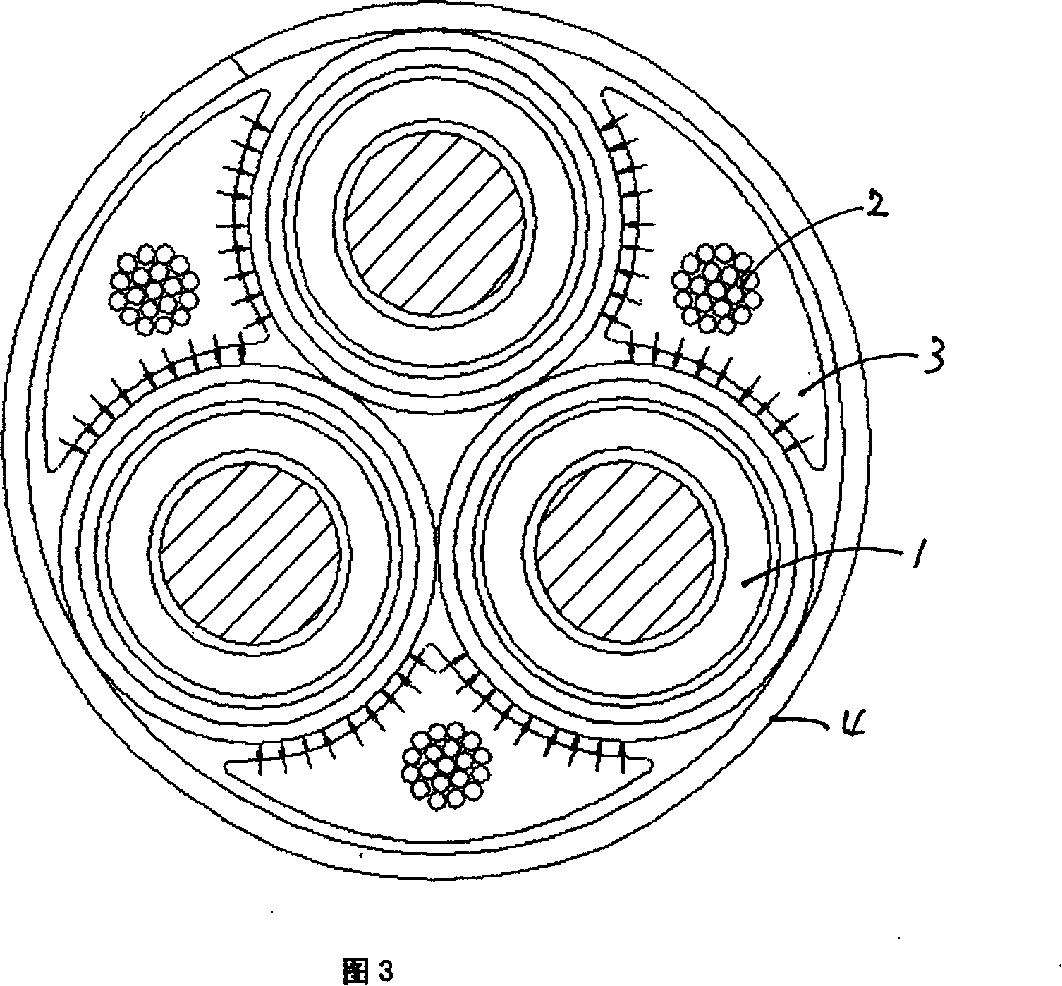 Crane cable for high-building