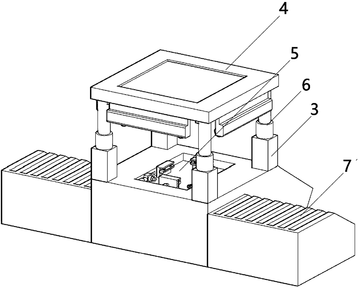 Automatically controlled electronic device key performance detecting device